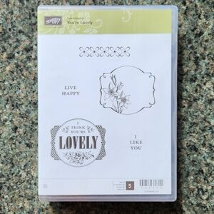 New Stampin' Up! 5 Piece Stamp Set - You're Lovely